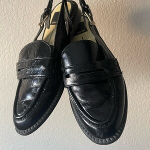 Dolce Vita Black Leather Women's Loafers